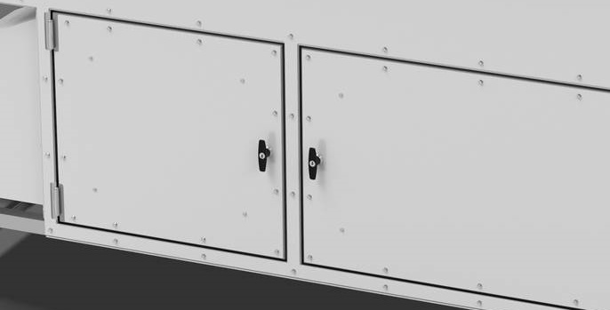 Built-In Storage Lockers